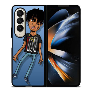 PLAYBOI CARTI VLONE CARTOON Samsung Galaxy Z Fold 4 Case Cover PLAYBOI CARTI VLONE CARTOON Samsung Galaxy Z Fold 4 Case Cover