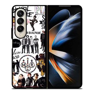 POP PUNK ROCK BAND COLLAGE Samsung Galaxy Z Fold 4 Case Cover