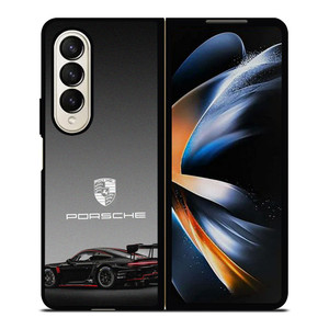 PORSCHE 911 GT3 RS BLACK Samsung Galaxy Z Fold 4 Case Cover