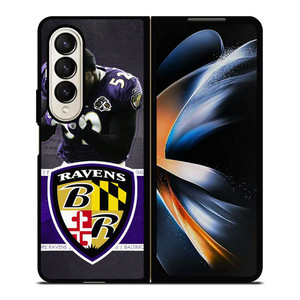 RAY LEWIS BALTIMORE RAVENS LOGO Samsung Galaxy Z Fold 4 Case Cover