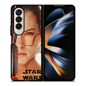 REY STAR WARS THE FORCE AWAKENS Samsung Galaxy Z Fold 4 Case Cover