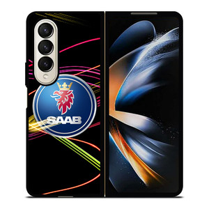 SAAB AB AEROSPACE EMBLEM Samsung Galaxy Z Fold 4 Case Cover
