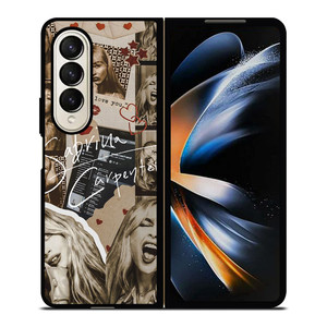 SABRINA CARPENTER BROWN COLLAGE Samsung Galaxy Z Fold 4 Case Cover