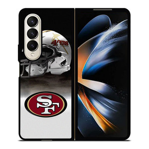 SAN FRANCISCO 49ERS HELMET NFL Samsung Galaxy Z Fold 4 Case Cover