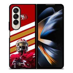 SAN FRANCISCO 49ERS STRIPE LOGO Samsung Galaxy Z Fold 4 Case Cover