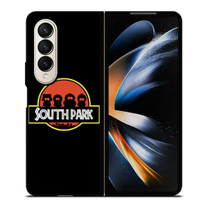 SOUTH PARK AND JURASSIC PARK LOGO FUNNY Samsung Galaxy Z Fold 4 Case Cover