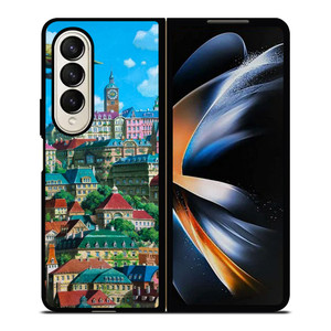 STUDIO GHIBLI VILLAGE Samsung Galaxy Z Fold 4 Case Cover