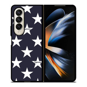 SUPREME STARS PATTERN Samsung Galaxy Z Fold 4 Case Cover