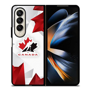 TEAM HOCKEY CANADA SYMBOL Samsung Galaxy Z Fold 4 Case Cover