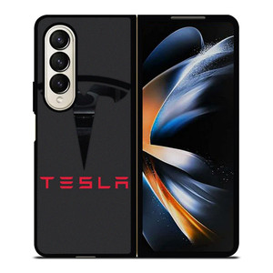 TESLA SILHOUETTE LOGO ICON Samsung Galaxy Z Fold 4 Case Cover