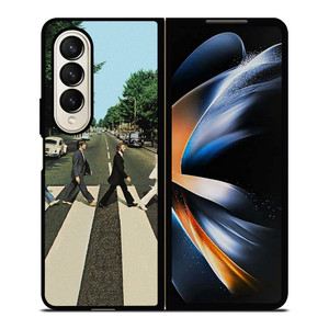 THE BEATLES BAND ABBEY ROAD Samsung Galaxy Z Fold 4 Case Cover