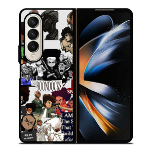THE BOONDOCKS ANIME COLLAGE Samsung Galaxy Z Fold 4 Case Cover