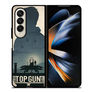 TOP GUN MAVERICKS TOM CRUISE SILHOUETTE Samsung Galaxy Z Fold 4 Case Cover