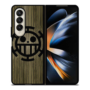 TRAFALGAR LAW ONE PIECE WOOD SYMBOL Samsung Galaxy Z Fold 4 Case Cover
