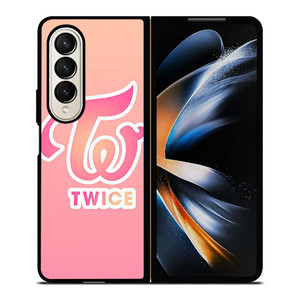 TWICE KPOP LOGO PINK Samsung Galaxy Z Fold 4 Case Cover