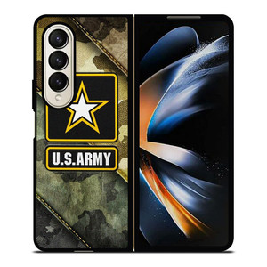 US ARMY LOGO CAMO Samsung Galaxy Z Fold 4 Case Cover