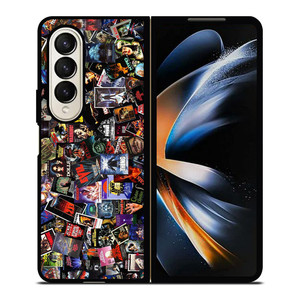 VHS CASSETTE TAPE HORROR MOVIES COLLECTION Samsung Galaxy Z Fold 4 Case Cover