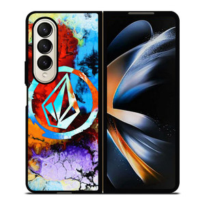 VOLCOM ABSTRACT LOGO Samsung Galaxy Z Fold 4 Case Cover