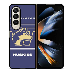 WASHINGTON HUSKIES FOOTBALL LOGO Samsung Galaxy Z Fold 4 Case Cover