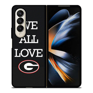 WE ALL LOVE GEORGIA BULLDOGS FOOTBALL Samsung Galaxy Z Fold 4 Case Cover