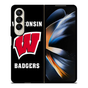 WISCONSIN BADGERS LOGO Samsung Galaxy Z Fold 4 Case Cover