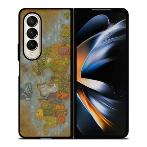 WORLD OF WARCRAFT GAMES MAP Samsung Galaxy Z Fold 4 Case Cover