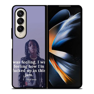 YNW MELLY RAPPER QUOTES Samsung Galaxy Z Fold 4 Case Cover YNW MELLY RAPPER QUOTES Samsung Galaxy Z Fold 4 Case Cover