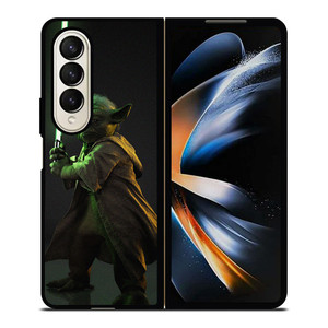 YODA STAR WARS LIGHTSABER 2 Samsung Galaxy Z Fold 4 Case Cover YODA STAR WARS LIGHTSABER 2 Samsung Galaxy Z Fold 4 Case Cover