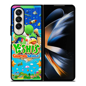 YOSHI CRAFTED WORLD GAMES POSTER Samsung Galaxy Z Fold 4 Case Cover YOSHI CRAFTED WORLD GAMES POSTER Samsung Galaxy Z Fold 4 Case Cover