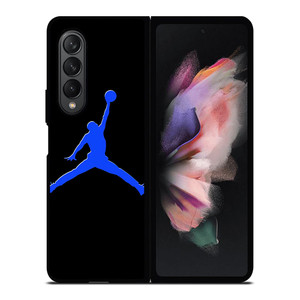 AIR JORDAN BLUE LOGO Samsung Galaxy Z Fold 3 Case Cover AIR JORDAN BLUE LOGO Samsung Galaxy Z Fold 3 Case Cover