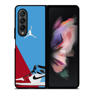 AIR JORDAN SNEAKERS RED BLUE Samsung Galaxy Z Fold 3 Case Cover AIR JORDAN SNEAKERS RED BLUE Samsung Galaxy Z Fold 3 Case Cover