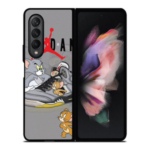 AIR JORDAN SNEAKERS TOM AND JERRY Samsung Galaxy Z Fold 3 Case Cover AIR JORDAN SNEAKERS TOM AND JERRY Samsung Galaxy Z Fold 3 Case Cover