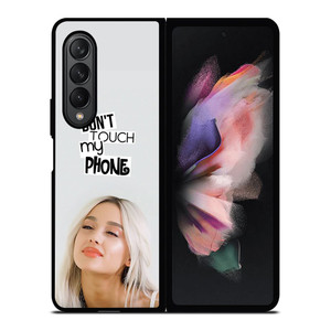ARIANA GRANDE DONT TOUCH MY PHONE Samsung Galaxy Z Fold 3 Case Cover ARIANA GRANDE DONT TOUCH MY PHONE Samsung Galaxy Z Fold 3 Case Cover