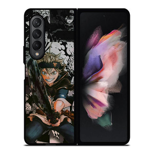 ASTA BLACK CLOVER BLACK BULL Samsung Galaxy Z Fold 3 Case Cover ASTA BLACK CLOVER BLACK BULL Samsung Galaxy Z Fold 3 Case Cover