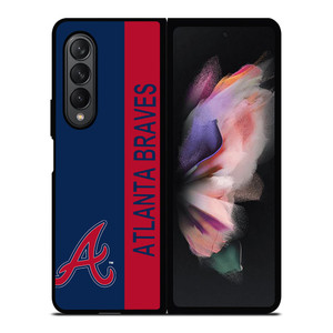 ATLANTA BRAVES BASEBALL STRIPE SYMBOL Samsung Galaxy Z Fold 3 Case Cover ATLANTA BRAVES BASEBALL STRIPE SYMBOL Samsung Galaxy Z Fold 3 Case Cover