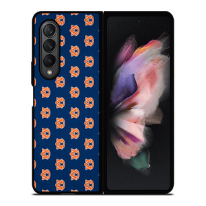 AUBURN TIGERS FOOTBALL LOGO COLLAGE Samsung Galaxy Z Fold 3 Case Cover