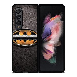 BATMAN EMBLEM LEATHER Samsung Galaxy Z Fold 3 Case Cover BATMAN EMBLEM LEATHER Samsung Galaxy Z Fold 3 Case Cover