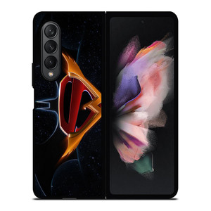 BATMAN SUPERMAN WONDER WOMAN SUPERHERO LOGO Samsung Galaxy Z Fold 3 Case Cover