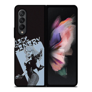 BLACK CANARY COMIC ART Samsung Galaxy Z Fold 3 Case Cover BLACK CANARY COMIC ART Samsung Galaxy Z Fold 3 Case Cover