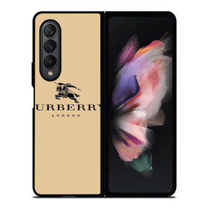 BURBERRY LONDON BROWN LOGO Samsung Galaxy Z Fold 3 Case Cover BURBERRY LONDON BROWN LOGO Samsung Galaxy Z Fold 3 Case Cover