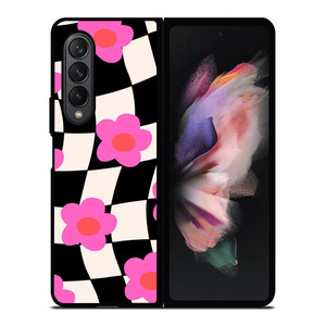 CHECKERED AESTHETIC DAISY FLOWER Samsung Galaxy Z Fold 3 Case Cover CHECKERED AESTHETIC DAISY FLOWER Samsung Galaxy Z Fold 3 Case Cover