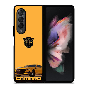 CHEVROLET CAMARO BUMBLEBEE TRANSFORMERS Samsung Galaxy Z Fold 3 Case Cover CHEVROLET CAMARO BUMBLEBEE TRANSFORMERS Samsung Galaxy Z Fold 3 Case Cover