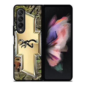 CHEVY CHEVROLET BROWNING CAMO LEAF Samsung Galaxy Z Fold 3 Case Cover CHEVY CHEVROLET BROWNING CAMO LEAF Samsung Galaxy Z Fold 3 Case Cover
