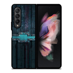 CHEVY CHEVROLET USA FLAG PUNISHER SKULL Samsung Galaxy Z Fold 3 Case Cover CHEVY CHEVROLET USA FLAG PUNISHER SKULL Samsung Galaxy Z Fold 3 Case Cover