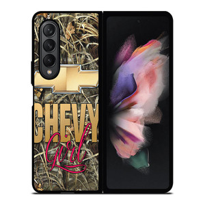 CHEVY GIRL CHEVROLET CAMO Samsung Galaxy Z Fold 3 Case Cover CHEVY GIRL CHEVROLET CAMO Samsung Galaxy Z Fold 3 Case Cover