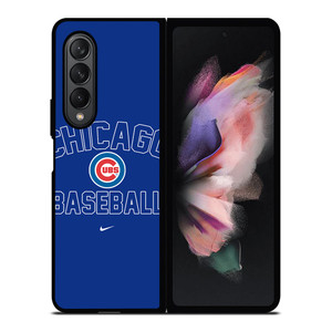 CHICAGO CUBS BASEBALL NIKE LOGO Samsung Galaxy Z Fold 3 Case Cover CHICAGO CUBS BASEBALL NIKE LOGO Samsung Galaxy Z Fold 3 Case Cover
