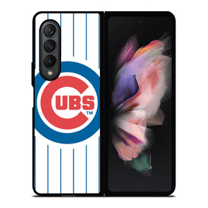 CHICAGO CUBS BASEBALL TEAM STRIPE Samsung Galaxy Z Fold 3 Case Cover CHICAGO CUBS BASEBALL TEAM STRIPE Samsung Galaxy Z Fold 3 Case Cover