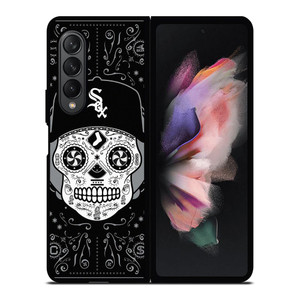 CHICAGO WHITE SOX SKULL PATTERN Samsung Galaxy Z Fold 3 Case Cover CHICAGO WHITE SOX SKULL PATTERN Samsung Galaxy Z Fold 3 Case Cover