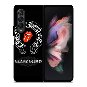 CHROME HEARTS ROLLING STONES SYMBOL Samsung Galaxy Z Fold 3 Case Cover CHROME HEARTS ROLLING STONES SYMBOL Samsung Galaxy Z Fold 3 Case Cover