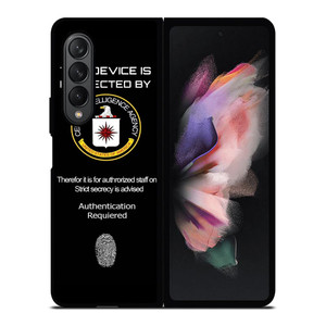 CIA CENTRAL INTELLIGENCE AGENCY FUNNY Samsung Galaxy Z Fold 3 Case Cover CIA CENTRAL INTELLIGENCE AGENCY FUNNY Samsung Galaxy Z Fold 3 Case Cover